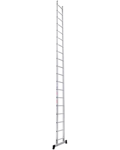 Лестница алюминиевая односекционная  19 ступеней NV1210 Новая высота 1210119