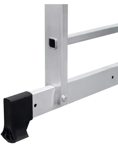 Лестница алюминиевая односекционная  21 ступеней NV1210 Новая высота 1210121