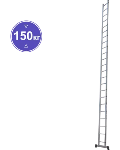 Лестница алюминиевая односекционная  23 ступеней NV1210 Новая высота 1210123