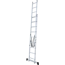 Лестница алюминиевая двухсекционная NV 122  2х9 ступеней Новая высота 1220209