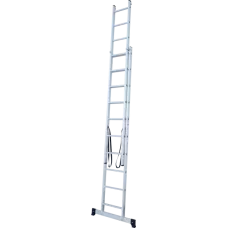 Лестница алюминиевая двухсекционная NV 122 2х10 ступеней Новая высота 1220210