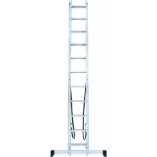 Лестница алюминиевая двухсекционная NV 122 2х11 ступеней Новая высота 1220211