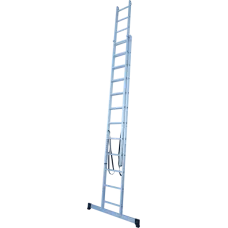 Лестница алюминиевая двухсекционная NV 122 2х12 ступеней Новая высота 1220212