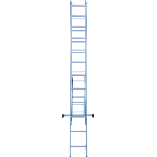 Лестница алюминиевая двухсекционная NV 122 2х12 ступеней Новая высота 1220212