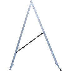 Лестница алюминиевая двухсекционная 2х14 ступеней NV 122 Новая высота 1220214