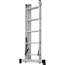 Лестница алюминиевая трёхсекционная NV 123  3x5 ступеней Новая высота 1230305