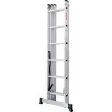 Лестница алюминиевая трёхсекционная 3x6 ступеней NV 123 Новая высота 1230306