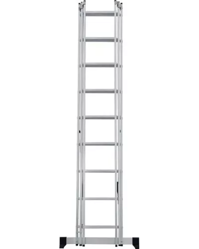 Лестница алюминиевая трёхсекционная NV 123  3x9 ступеней Новая высота 1230309