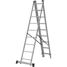 Лестница алюминиевая трёхсекционная NV 123  3x9 ступеней Новая высота 1230309