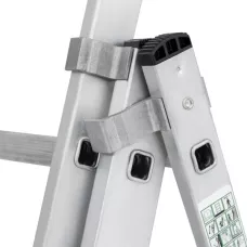 Лестница алюминиевая трёхсекционная NV 123 3x10 ступеней Новая высота 1230310