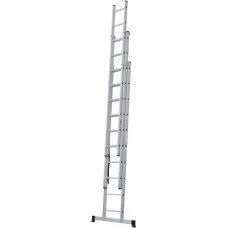 Лестница алюминиевая трёхсекционная NV 123 3x10 ступеней Новая высота 1230310