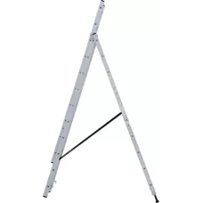 Лестница алюминиевая трёхсекционная NV 123 3x10 ступеней Новая высота 1230310