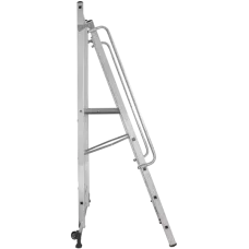 Стремянка передвижная профессиональная 5 ступеней с платформой 450x450 мм NV1540 Новая высота 1540105