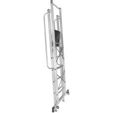 Стремянка передвижная профессиональная 6 ступеней с платформой 450x450 мм NV1540 Новая высота 1540106