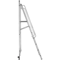 Стремянка передвижная профессиональная 7 ступеней с платформой 450x450 мм NV1540 Новая высота 1540107