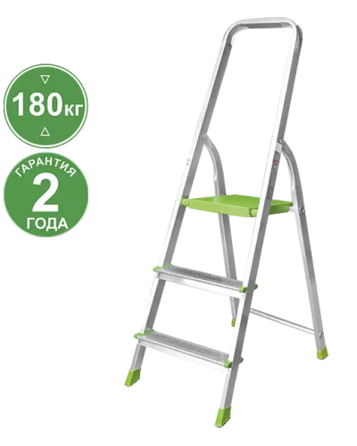 Стремянка алюминиевая 3 ступени NV2110 Новая высота 2110103