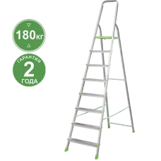 Стремянка алюминиевая  8 ступеней NV2110 Новая высота 2110108