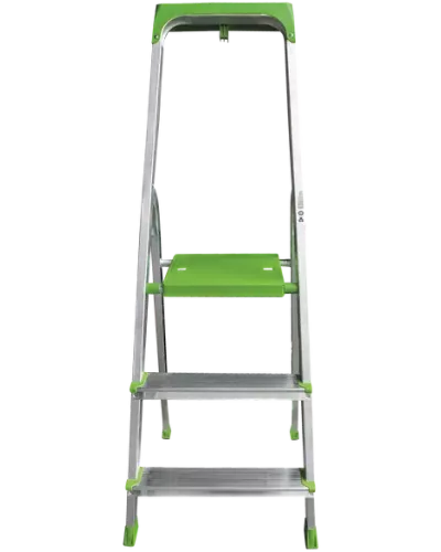 Стремянка алюминиевая 3 ступени с органайзером NV2115 Новая высота 2115103