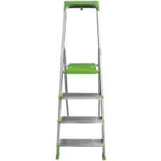 Стремянка алюминиевая 4 ступени с органайзером NV2115 Новая высота 2115104