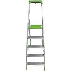Стремянка алюминиевая 5 ступеней с органайзером NV2115 Новая высота 2115105