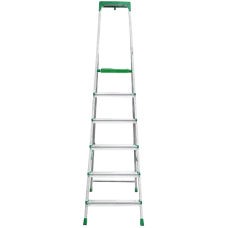 Стремянка алюминиевая 6 ступеней с органайзером NV2115 Новая высота 2115106