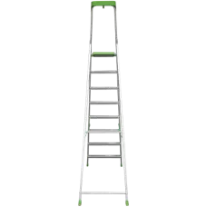 Стремянка алюминиевая 8 ступеней с органайзером NV2115 Новая высота 2115108