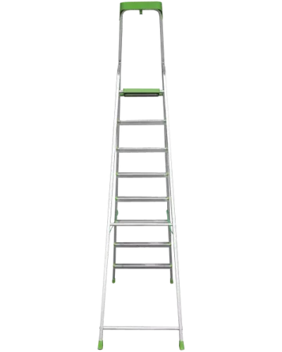 Стремянка алюминиевая 8 ступеней с органайзером NV2115 Новая высота 2115108