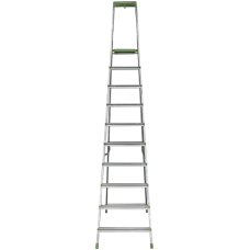 Стремянка алюминиевая 10 ступеней с органайзером NV2115 Новая высота 2115110