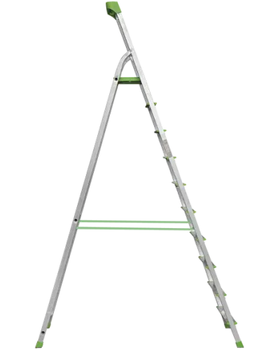Стремянка алюминиевая 10 ступеней с органайзером NV2115 Новая высота 2115110
