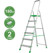 Стремянка алюминиевая 6 ступеней 130 мм NV 2117 Новая высота  2117106