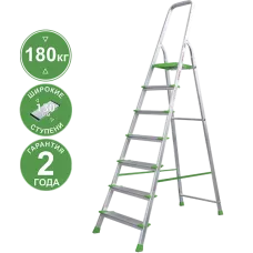Стремянка алюминиевая 7 ступеней 130 мм NV 2117 Новая высота  2117107