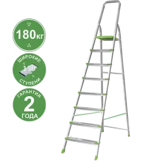 Стремянка алюминиевая 8 ступеней 130 мм NV 2117 Новая высота  2117108