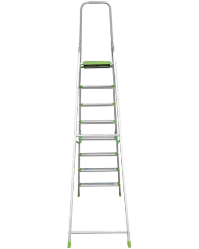 Стремянка алюминиевая 8 ступеней 130 мм NV 2117 Новая высота  2117108