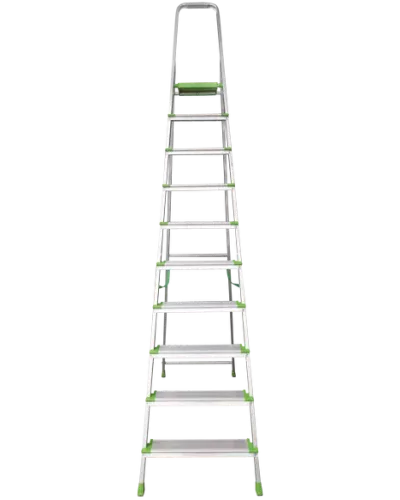 Стремянка алюминиевая 10 ступеней 130 мм NV 2117 Новая высота  2117110