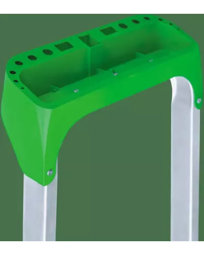 Стремянка алюминиевая 6 ступеней 130 мм и органайзер NV2118 Новая высота 2118106