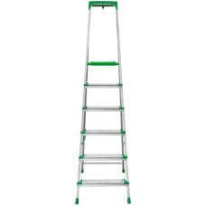 Стремянка алюминиевая 6 ступеней 130 мм и органайзер NV2118 Новая высота 2118106