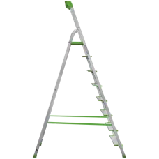 Стремянка алюминиевая 8 ступеней 130 мм и органайзер NV2118 Новая высота 2118108
