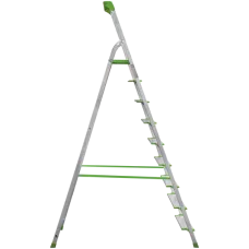 Стремянка алюминиевая 9 ступеней 130 мм и органайзер NV2118 Новая высота 2118109