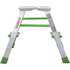 Стремянка алюминиевая двухсторонняя 2x2 ступени площадка 260мм  NV 212 Новая высота 2120202