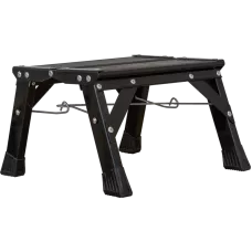 Подставка черная алюминиевая с площадкой 260 мм NV 2127 Новая высота 2127201-011