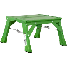 Подставка зеленая алюминиевая с площадкой 260 мм NV 2127 Новая высота 2127201-022