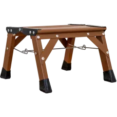 Подставка коричневая алюминиевая с площадкой 260 мм NV 2127 Новая высота 2127201-051