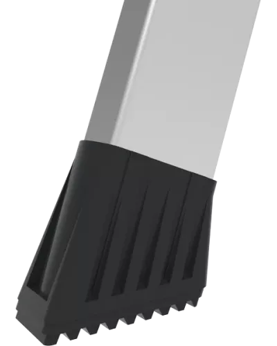 Стремянка алюминиевая двухсторонняя 2x3 ступени 130 мм площадка 260 мм NV 2127 Новая высота 2127203