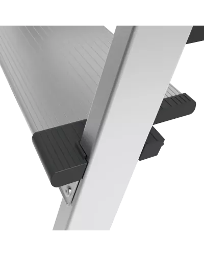 Стремянка алюминиевая двухсторонняя 2x5 ступеней 130 мм площадка 260 мм NV 2127 Новая высота 2127205