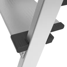 Стремянка алюминиевая двухсторонняя 2x6 ступеней 130 мм площадка 260 мм NV 2127 Новая высота 2127206