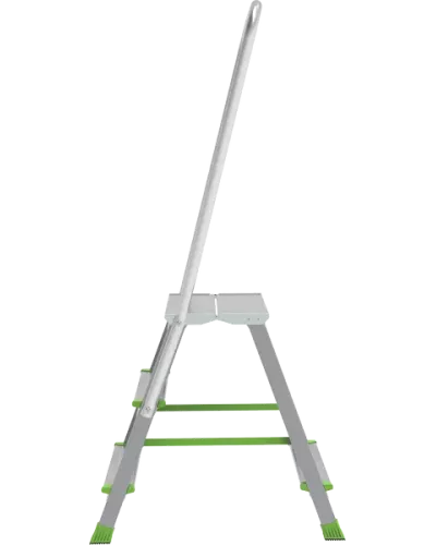 Стремянка 3 ступени комбинированная со стальным профилем дуга безопасности 800мм NV2136 Новая высота 2136103