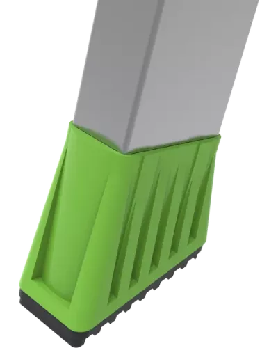 Стремянка 3 ступени комбинированная со стальным профилем дуга безопасности 800мм NV2136 Новая высота 2136103