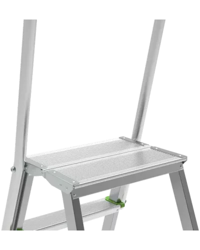 Стремянка 3 ступени комбинированная со стальным профилем дуга безопасности 800мм NV2136 Новая высота 2136103