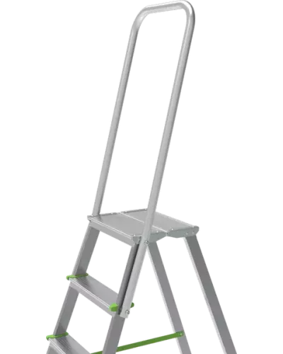 Стремянка 8 ступеней комбинированная со стальным профилем дуга безопасности 800мм NV2136 Новая высота 2136108