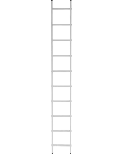 Лестница алюминиевая односекционная 10 ступеней NV 221 Новая высота 2210110